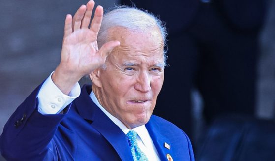 President Joe Biden waves as part of the G20 Summit 2024 in Rio de Janeiro, Brazil, on Nov. 18.