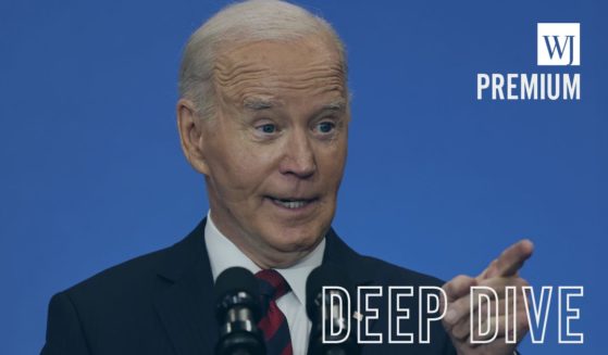 President Joe Biden delivers remarks at the Brookings Institution in Washington, D.C., on Tuesday.