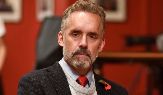 Jordan Peterson is pictured at The Cambridge Union in Cambridge, Cambridgeshire, on Nov. 2, 2018.