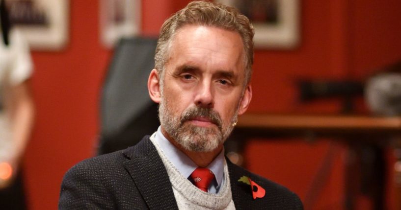 Jordan Peterson is pictured at The Cambridge Union in Cambridge, Cambridgeshire, on Nov. 2, 2018.