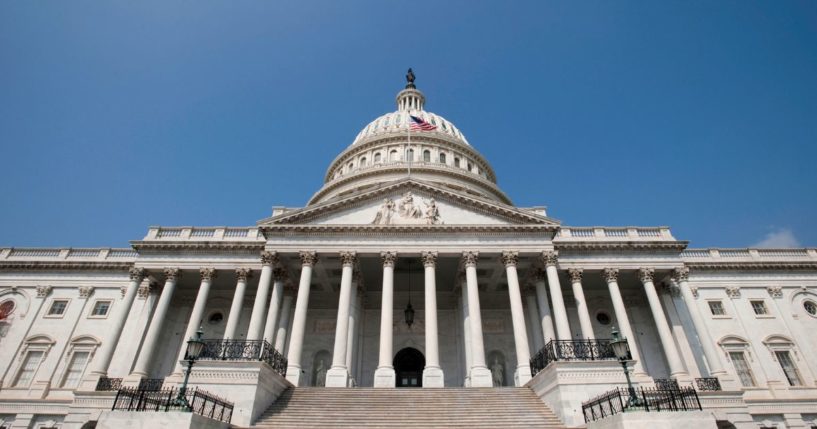 The east side of the U.S. Capitol.