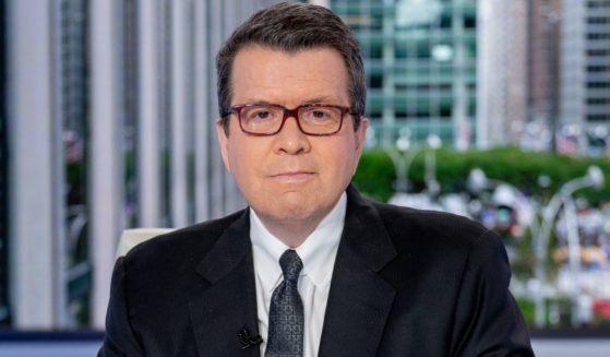 Neil Cavuto is pictured while filming a segment of "Cavuto Coast To Coast" at Fox Business Network Studios in New York City on Sept 19, 2022.