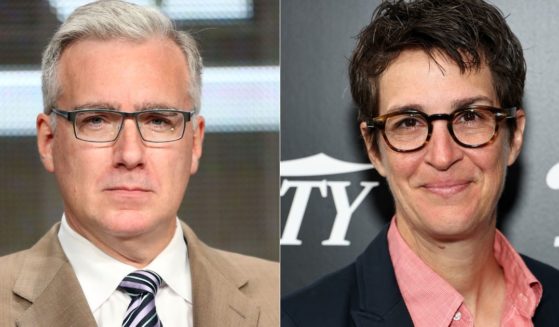 Keith Olbermann, left, accused former protege and current MSNBC host Rachel Maddow, right, of lacking principle for signing a huge contract at a time when MSNBC is in a state of uncertainty.