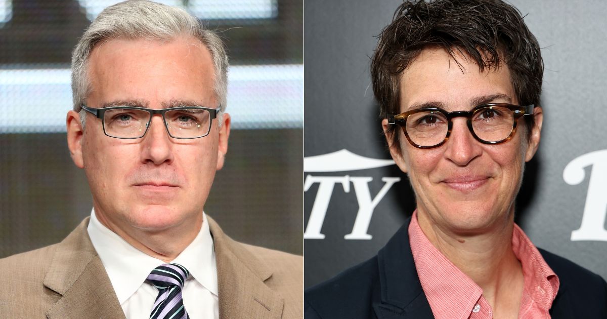 Keith Olbermann, left, accused former protege and current MSNBC host Rachel Maddow, right, of lacking principle for signing a huge contract at a time when MSNBC is in a state of uncertainty.