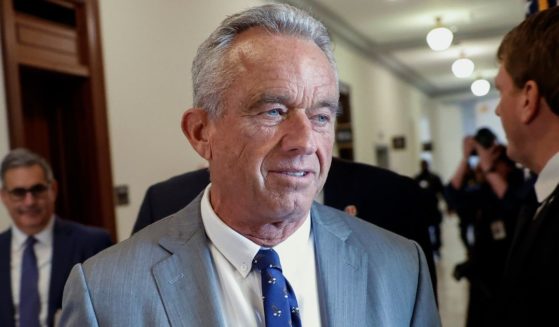 Robert F. Kennedy Jr., President-elect Donald Trump's nominee to be Secretary of Health and Human Services, arrives for a meeting in the Russell Senate Office Building in Washington, D.C., on Tuesday.