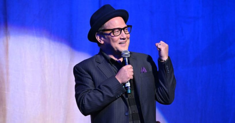 Comedian Rob Schneider, seen at an event in February, said his new media organization plans to start airing the new show before President-elect Donald Trump's inauguration Jan. 20.