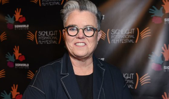 Rosie O'Donnell attends Inaugural SignLight International Film Festival: Opening Night Screening Of "Being Michelle" in West Hollywood, California, on April 16.