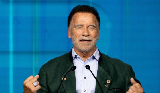 Arnold Schwarzenegger, US-Austrian actor, businessman, retired bodybuilder and former Governor of California, speaks during the opening of the 8th Austrian World Summit themed "Be Useful: Tools for a Healthy Planet" at the Hofburg Palace in Vienna, Austria, on June 20, 2024.