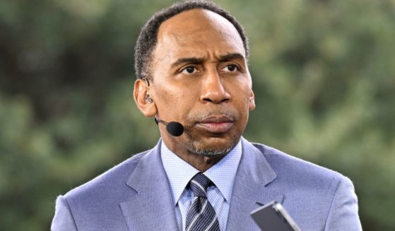 Stephen A. Smith attends "ESPN First Take" at Clark Atlanta University and Morehouse College in Atlanta, Georgia, on Nov. 8.