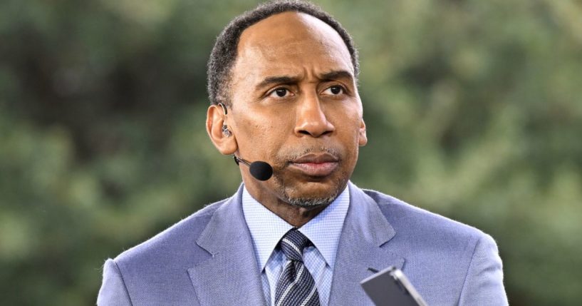 Stephen A. Smith attends "ESPN First Take" at Clark Atlanta University and Morehouse College in Atlanta, Georgia, on Nov. 8.