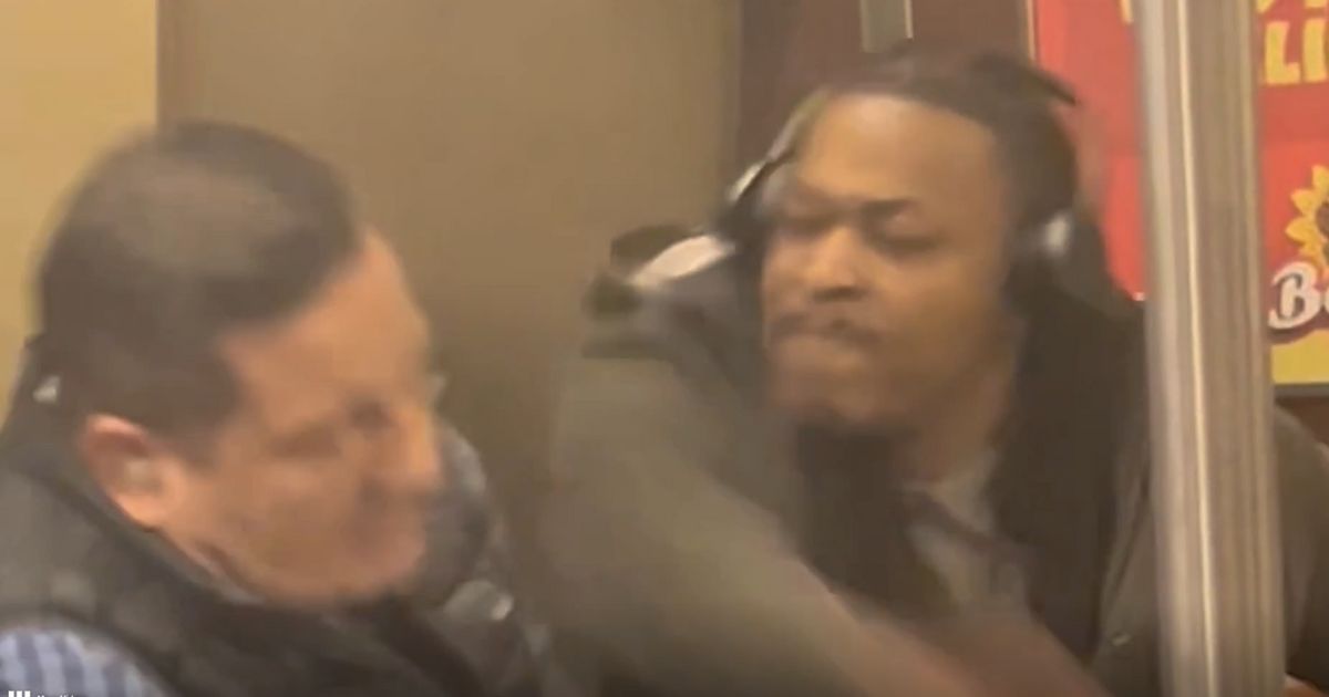 On Nov. 25, Alexander Rakitin, left, was riding the New York City subway to work when he was allegedly attacked by Timothy Barbee, right, but others on the train came to the defense of Barbee.