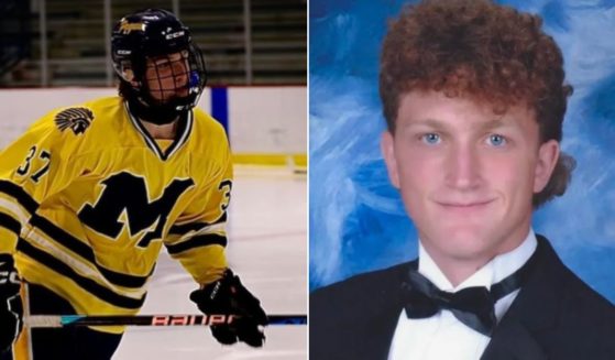 A 17-year-old high school student collapsed at and died during the intermission of a game.