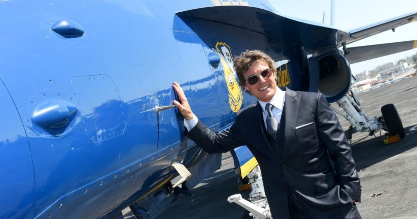 Tom Cruise attends the Global Premiere of "Top Gun: Maverick" in San Diego, California, on May 4, 2022.