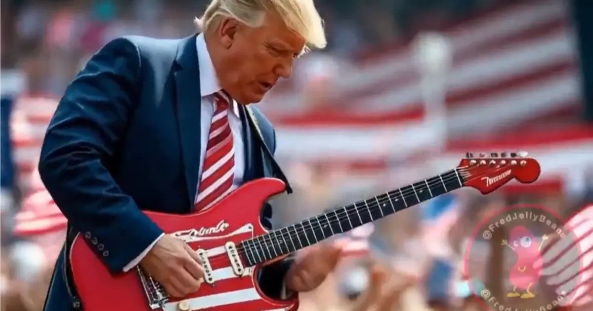 Best Thing You’ll See Today: AI Video of Trump Playing ‘Fortunate Son’ and Making Libs Cry