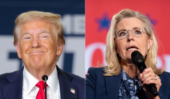 Following a Tuesday report on the Jan. 6 Select Committee, President-elect Donald Trump. left, took to Truth Social to highlight how much trouble former Rep. Liz Cheney, right, could be in.