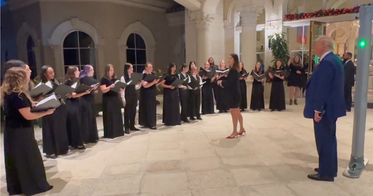 Watch: Trump Looks On with Reverence as Choir Sings About Jesus