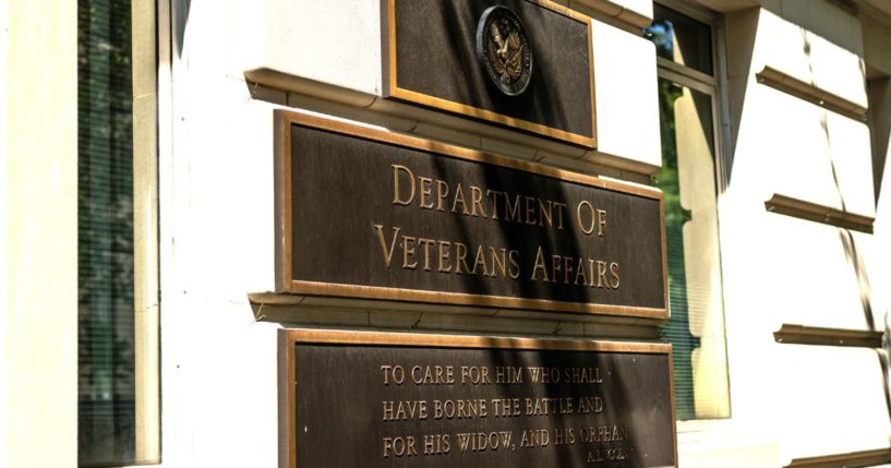 The U.S.Department of Veterans Affairs building in Washington, D.C., is seen on Aug. 21, 2024.