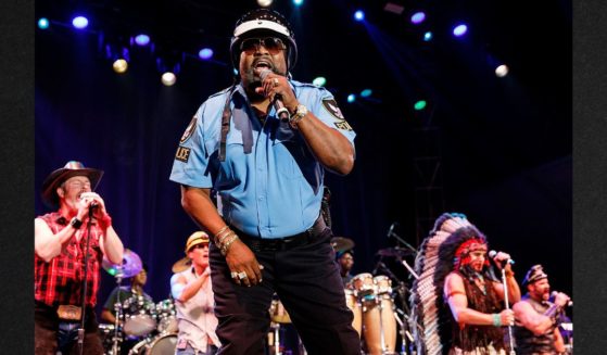 Victor Willis of Village People performs on stage at PNE Amphitheatre on Sept.2, 2018, in Vancouver, Canada.