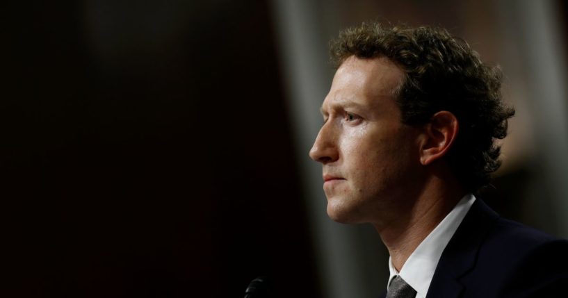 Mark Zuckerberg, CEO of Meta, testifies before the Senate Judiciary Committee.