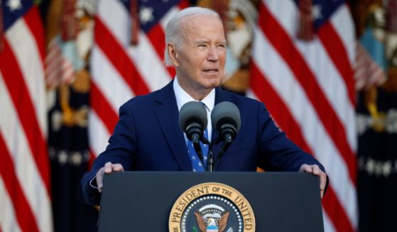 U.S. President Joe Biden delivers remarks from the Rose Garden at the White House on November 26, 2024 in Washington, DC.