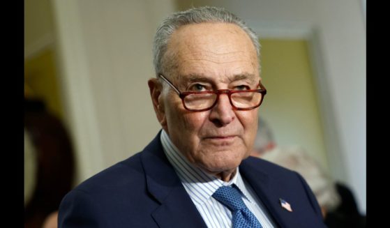 Senate Majority Leader Charles Schumer (D-NY) speaks to reporters following the weekly Senate luncheon at the U.S. Capitol on December 17, 2024 in Washington, DC.