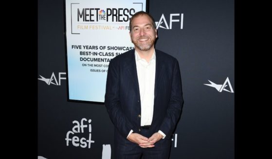 Chuck Todd attends the 2021 AFI Fest - "Meet The Press" Photo Call at TCL Chinese 6 Theatres on November 11, 2021 in Hollywood, California.