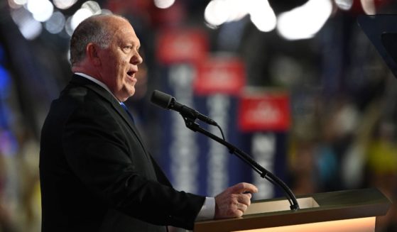 Former Acting Director of Immigration and Customs Enforcement Thomas Homan speaks on stage on the third day of the Republican National Convention at the Fiserv Forum on July 17, 2024 in Milwaukee, Wisconsin.