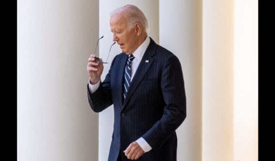 U.S. President Joe Biden walks out of the Oval Office to speak about the results of the 2024 election in the Rose Garden on November 7, 2024 in Washington, DC.