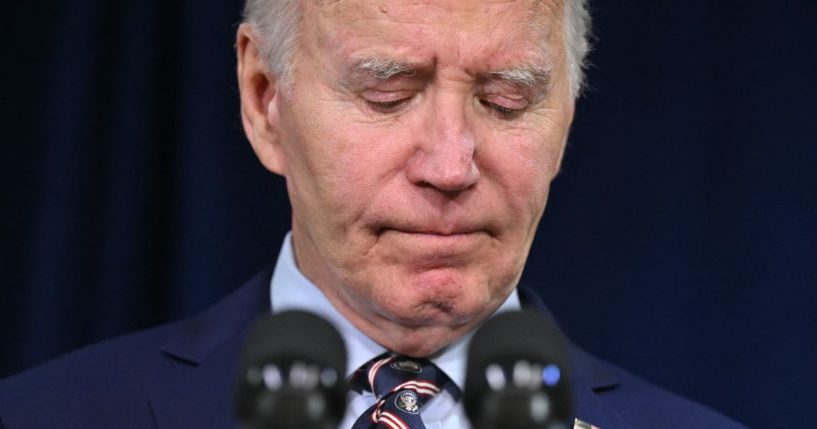 US President Joe Biden delivers remarks on the passing of former President Jimmy Carter at The Company House in Christiansted, St. Croix, US Virgin Islands on December 29, 2024.