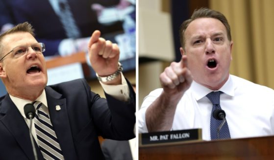 (L) U.S. Secret Service Acting Director Ronald Rowe Jr. gets into a heated exchange with Rep. Pat Fallon (R-TX) (R) while testifying before the House Task Force on the Attempted Assassination of Donald J. Trump during a hearing at the Rayburn House Office Building on December 5, 2024 in Washington, DC.