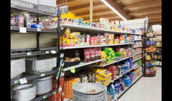 This Getty stock image shows a pet supply aisle in a grocery store.