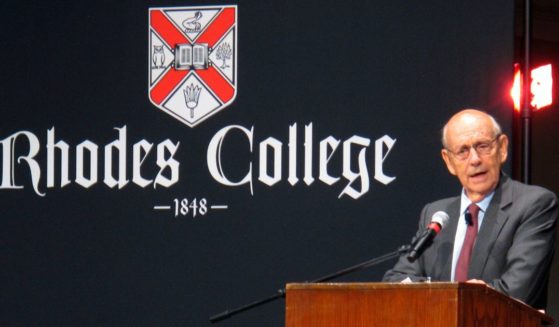 U.S. Supreme Court Justice Stephen Breyer speaks to students, faculty and members of the public at Rhodes College on Thursday, Oct. 3, 2019, in Memphis, Tenn.