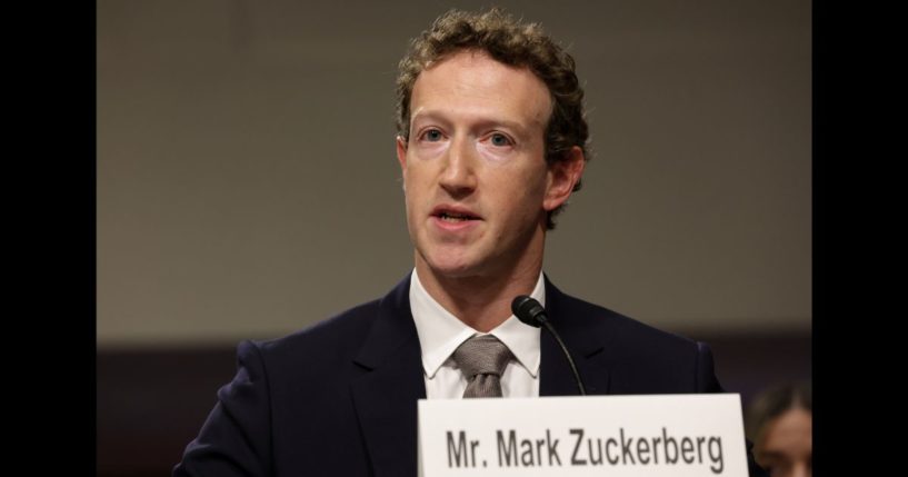 Mark Zuckerberg, CEO of Meta testifies before the Senate Judiciary Committee at the Dirksen Senate Office Building on January 31, 2024 in Washington, DC.