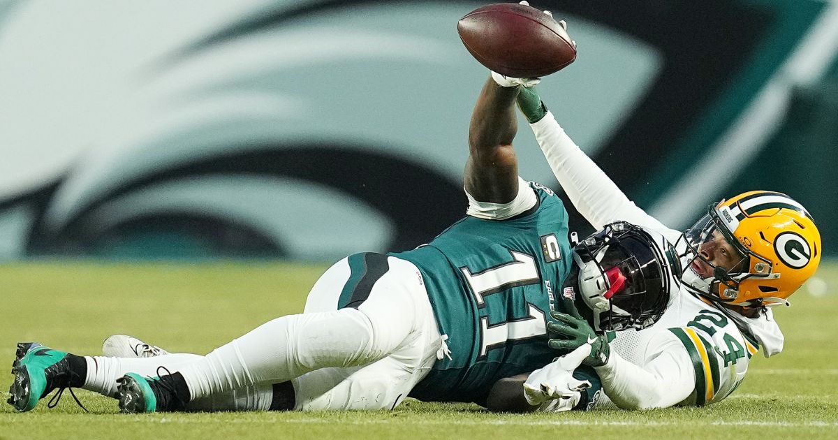 Watch: Eagles Star Sparks Backlash After He Was Caught Reading a Book in Playoff Win