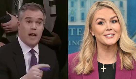 NBC White House correspondent Peter Alexander, left, pressed White House press secretary Karoline Leavitt about the Trump administration's arrest of illegal aliens.