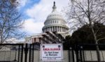 Security fencing stands outisde the Capitol building in Washington, D.C. in a photo dated Jan. 2.