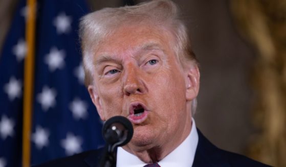 President-elect Donald Trump speaks to members of the media during a news conference at the Mar-a-Lago Club in Palm Beach, Florida, on Jan. 7.