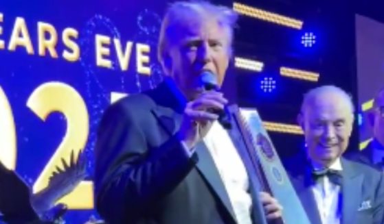 On Tuesday, President-elect Donald Trump gave New Years Eve remarks to guests at Mar-a-Lago's celebration in Palm Beach, Florida.