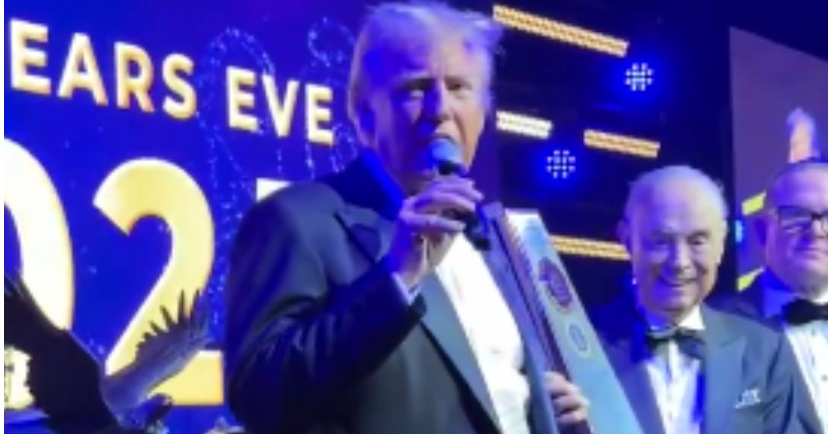 With Mic in Hand, Trump Gives New Year Message – Listen Close, And You’ll Hear His 2025 Vow for America