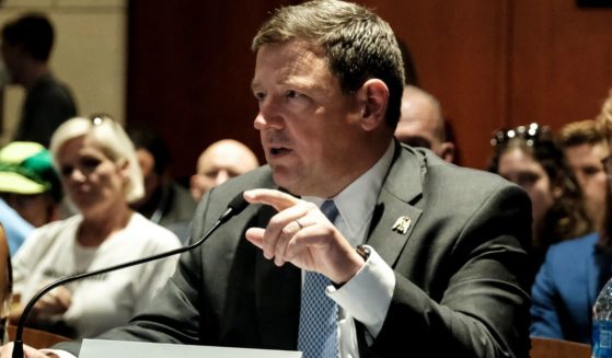 Ed Martin speaks during a Jan. 6 field hearing held by then-Rep. Matt Gaetz in the U.S. Capitol in Washington, D.C., on June 13, 2023.