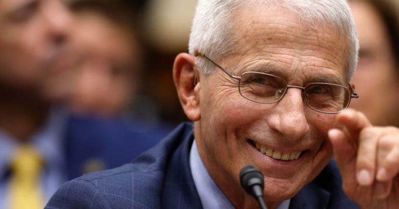 Dr. Anthony Fauci testifies before the House Oversight and Accountability Committee Select Subcommittee on the Coronavirus Pandemic at the Rayburn House Office Building in Washington, D.C., on June 3.