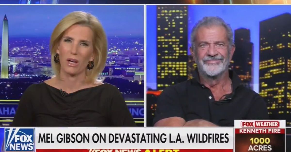 Ingraham Left Literally Speechless at Mel Gibson’s Final 5-Word Message to Newsom