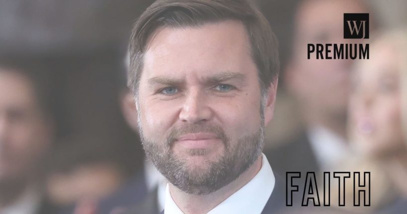 Vice President J.D. Vance attends inauguration ceremonies in the U.S. Capitol Rotunda in Washington, D.C., on Jan. 20.