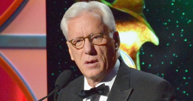 Actor James Woods speaks onstage during the 2017 Writers Guild Awards in Beverly Hills, California, on Feb. 19, 2017.