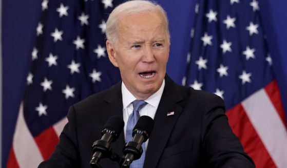 President Joe Biden delivers a speech about his foreign policy achievements in the Ben Franklin Room at the State Department's Harry S. Truman headquarters building in Washington, D.C., on Monday.