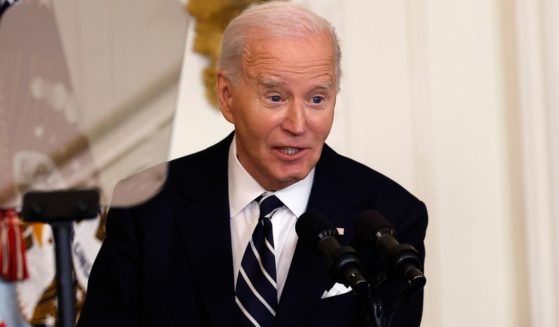 President Joe Biden speaks at an event creating the Chuckwalla National Monument and the Sáttítla Highlands National Monument in the East Room at the White House in Washington, D.C., on Tuesday.