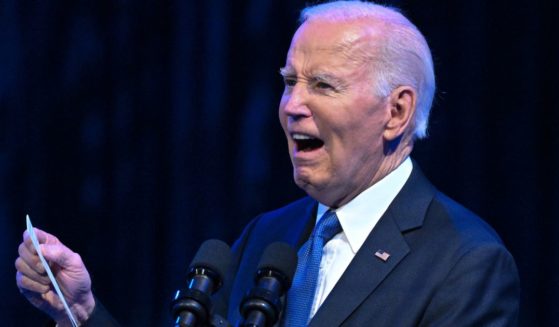 President Joe Biden delivers remarks at a Department of Defense Commander in Chief Farewell Ceremony at Joint Base Myers-Henderson Hall in Arlington, Virginia, on Thursday.