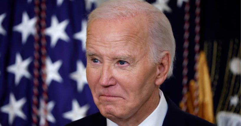 President Joe Biden speaks during a ceremony to award the Presidential Citizens Medal in the East Room of the White House in Washington, D.C., on Thursday.