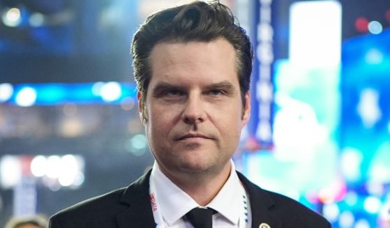 Then-Rep. Matt Gaetz attends the second day of the Republican National Convention in Milwaukee, Wisconsin, on July 16.