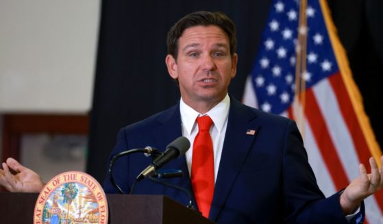 Florida Governor Ron DeSantis speaks at a news conference in West Palm Beach, Florida, on Sept. 17, 2024.